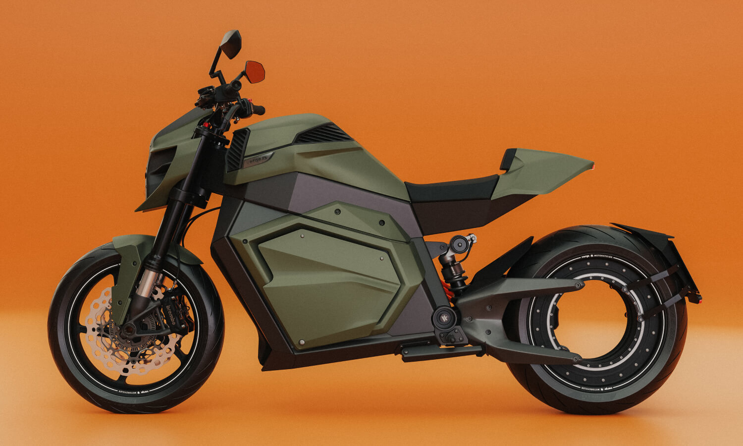 Verge Olive Green Ultra side view